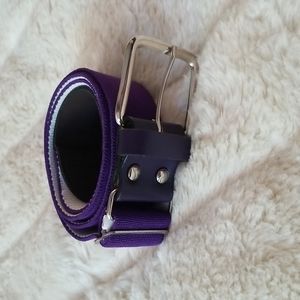 Purple Adjustable Elastic Baseball Belt